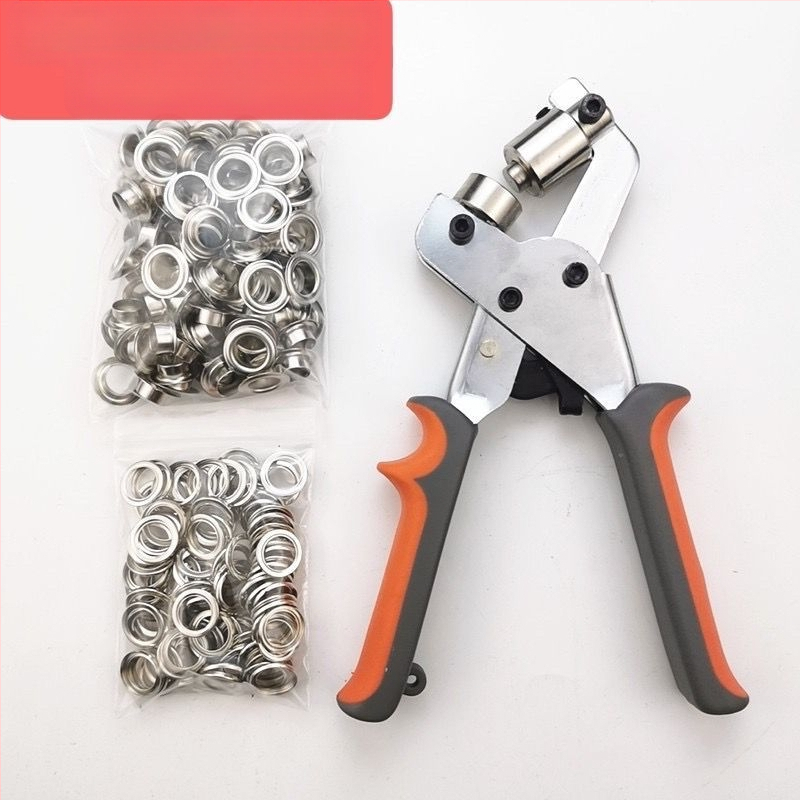 Rankiniai Eyelet plaktukai audiniams, Nešiojamas skylės įrankis reklamai, Eyelet mašina reklamos audiniams, Svoris 0,5 kg