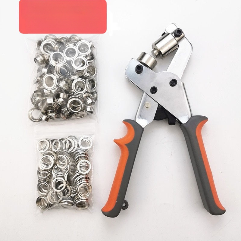 Rankiniai Eyelet plaktukai audiniams, Nešiojamas skylės įrankis reklamai, Eyelet mašina reklamos audiniams, Svoris 0,5 kg