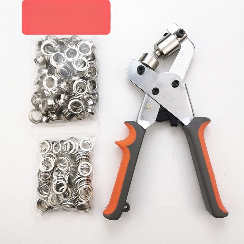 Rankiniai Eyelet plaktukai audiniams, Nešiojamas skylės įrankis reklamai, Eyelet mašina reklamos audiniams, Svoris 0,5 kg