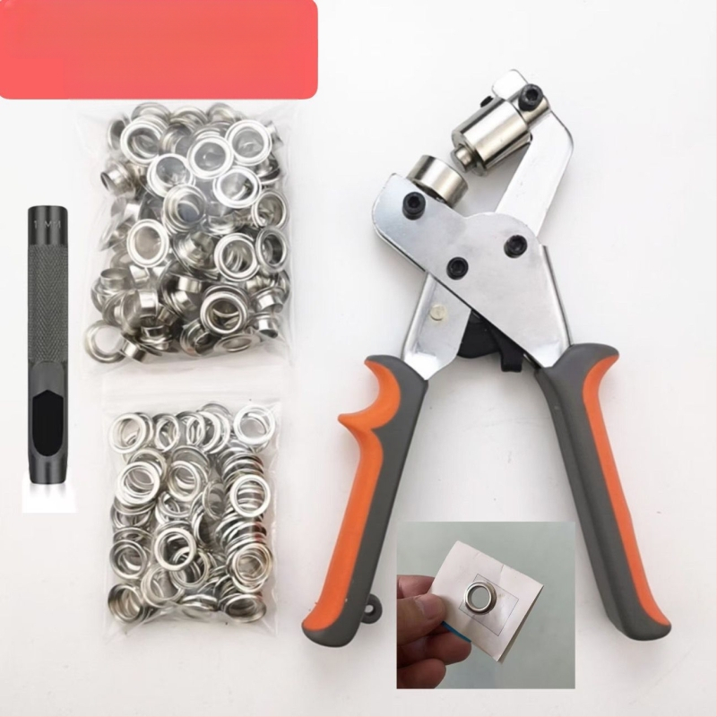 Rankiniai Eyelet plaktukai audiniams, Nešiojamas skylės įrankis reklamai, Eyelet mašina reklamos audiniams, Svoris 0,5 kg