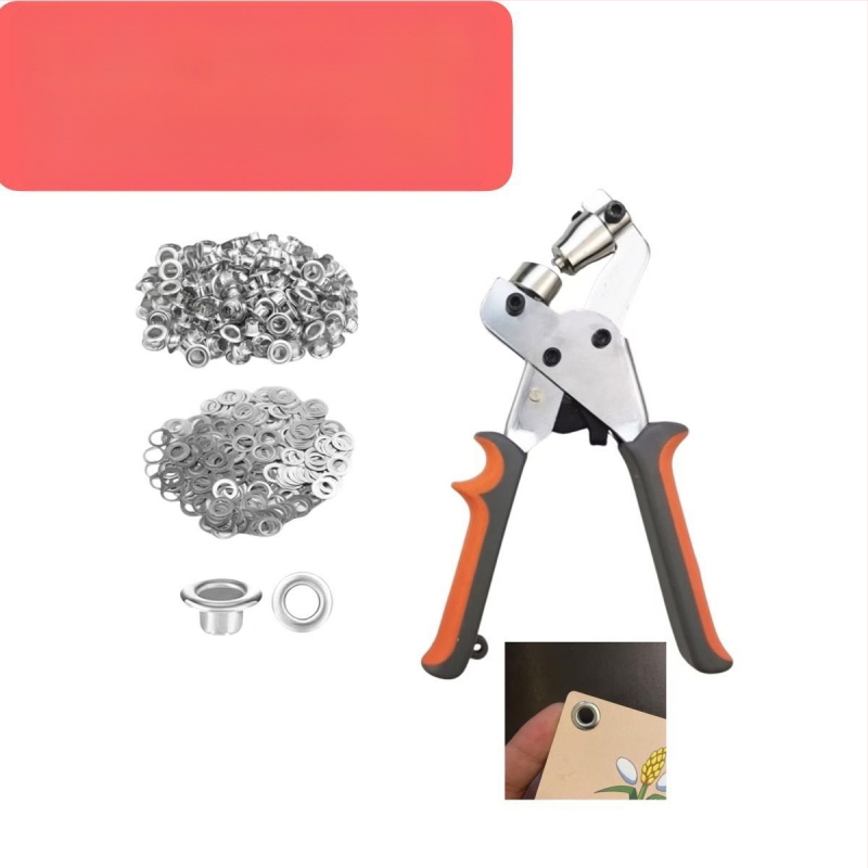 Rankiniai Eyelet plaktukai audiniams, Nešiojamas skylės įrankis reklamai, Eyelet mašina reklamos audiniams, Svoris 0,5 kg