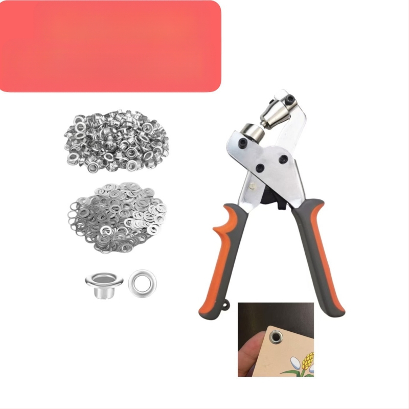 Rankiniai Eyelet plaktukai audiniams, Nešiojamas skylės įrankis reklamai, Eyelet mašina reklamos audiniams, Svoris 0,5 kg