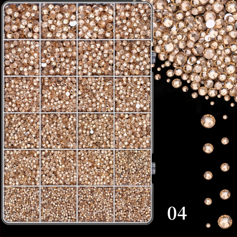 Smolni rhinestones s ravnom stražnjom dnom, uzor zvjezdice, serija Princeza, za DIY odjeću i ukrašavanje noktiju