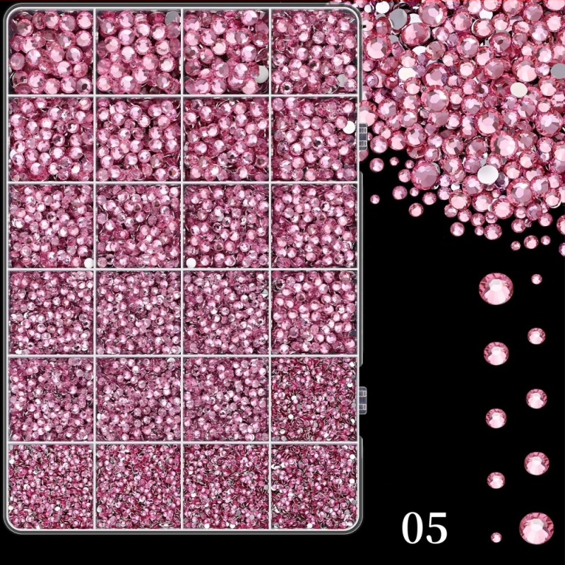 Smolni rhinestones s ravnom stražnjom dnom, uzor zvjezdice, serija Princeza, za DIY odjeću i ukrašavanje noktiju