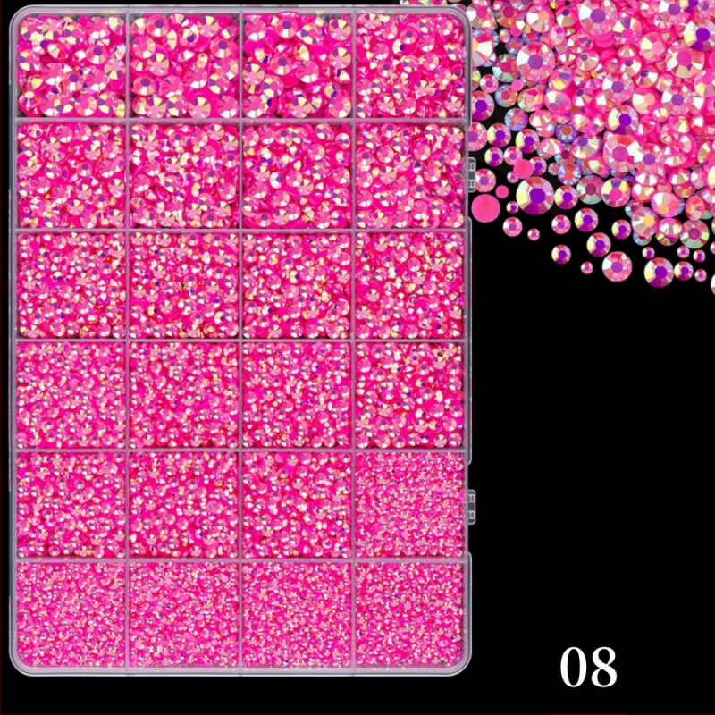 Smolni rhinestones s ravnom stražnjom dnom, uzor zvjezdice, serija Princeza, za DIY odjeću i ukrašavanje noktiju