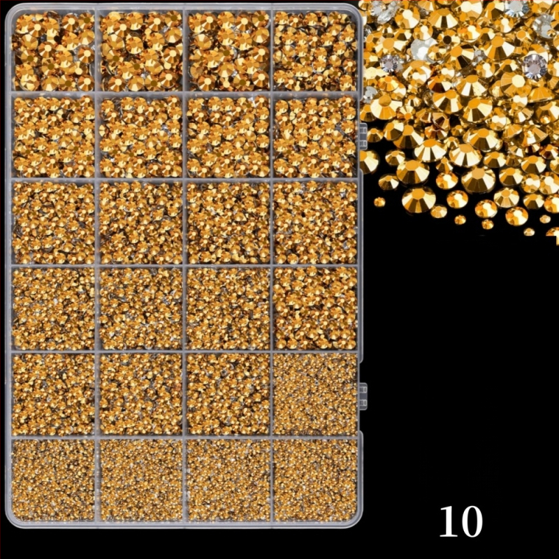 Smolni rhinestones s ravnom stražnjom dnom, uzor zvjezdice, serija Princeza, za DIY odjeću i ukrašavanje noktiju