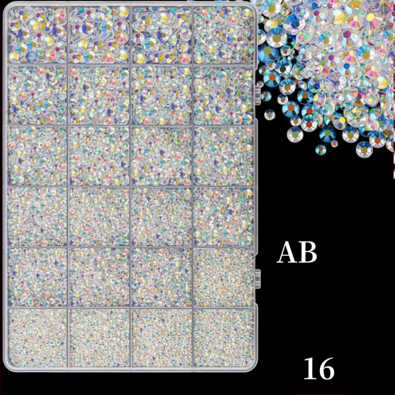 Smolni rhinestones s ravnom stražnjom dnom, uzor zvjezdice, serija Princeza, za DIY odjeću i ukrašavanje noktiju