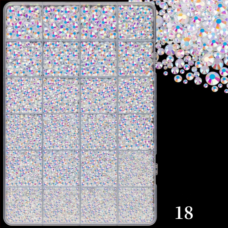 Smolni rhinestones s ravnom stražnjom dnom, uzor zvjezdice, serija Princeza, za DIY odjeću i ukrašavanje noktiju