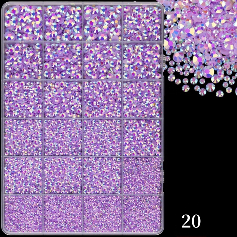 Smolni rhinestones s ravnom stražnjom dnom, uzor zvjezdice, serija Princeza, za DIY odjeću i ukrašavanje noktiju
