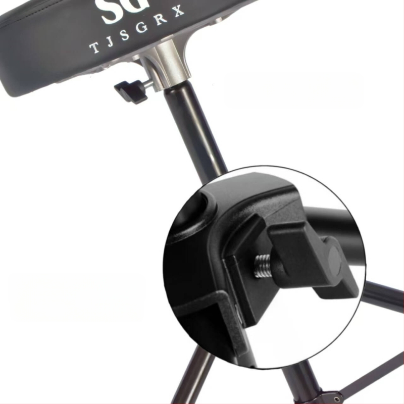 Stolička na bubny, otočná, zosilnená verzia pre dospelých a deti, železná konštrukcia, príslušenstvo pre západné bicie