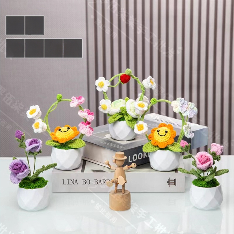 Plastikinis gėlių vazonas su injekciniu liejimu, skirtas staliniam naudojimui, paprastas stilius, tinkama biurui ir namų dekorui.