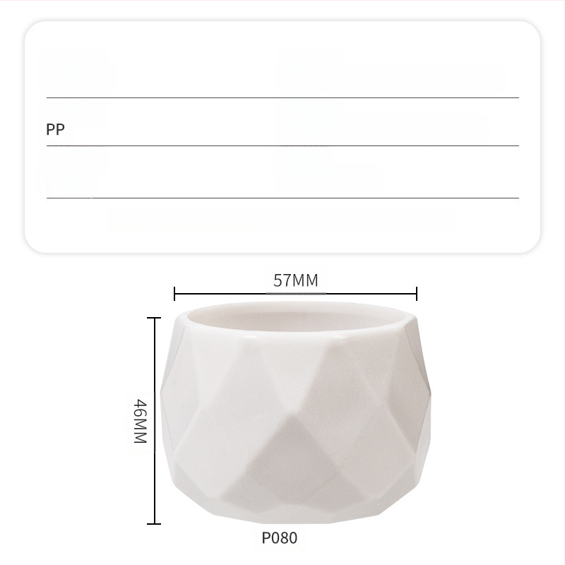 Plastikinis gėlių vazonas su injekciniu liejimu, skirtas staliniam naudojimui, paprastas stilius, tinkama biurui ir namų dekorui.