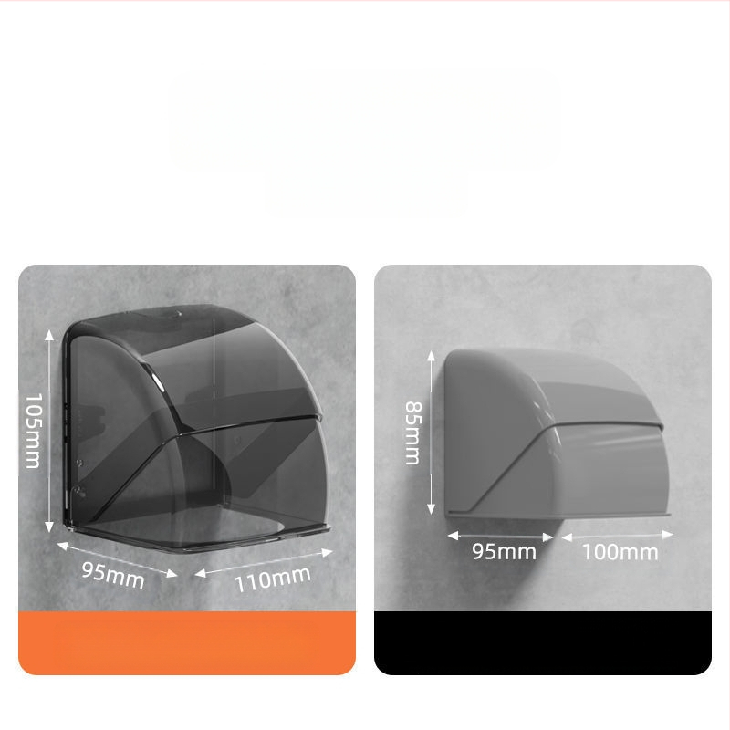 86 tipo lauko EV įkrovimo kištuko vandeniui atspari dėžė su ištraukiamu lietaus gaubtu, IP24, plastikinis dangtis