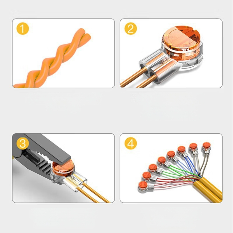 K2 terminálny blok pre telefónne a sieťové káble, model K2, použitie: sieťová komunikácia, približne 100 kusov na balenie