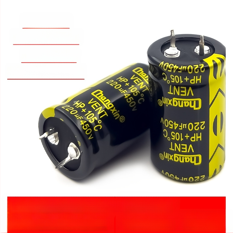 Changxin 450V 220µF дълготраен електролитен кондензатор за захранване