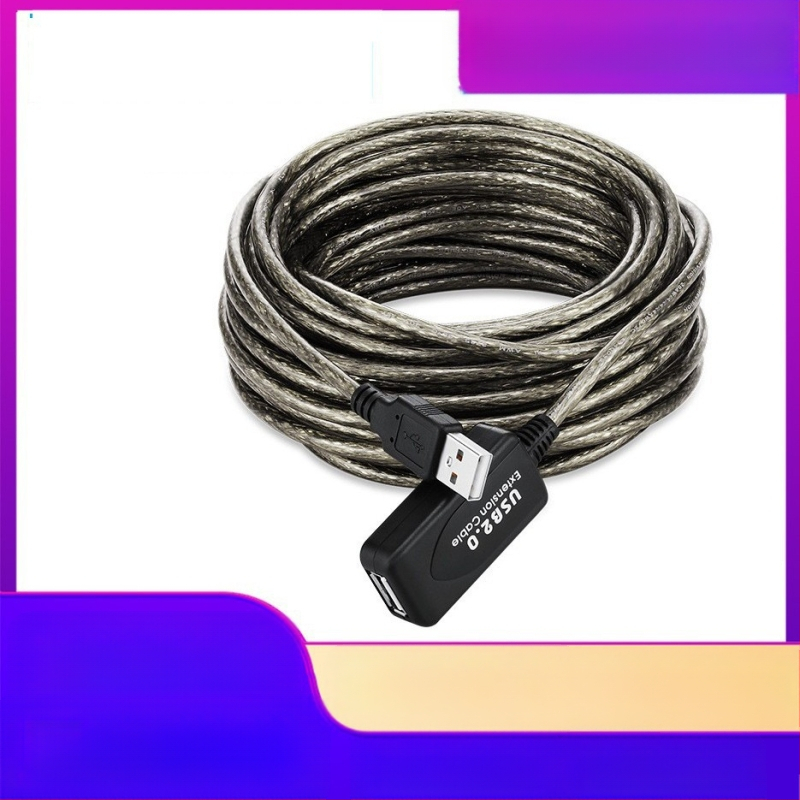 USB удължителен кабел, конектор USB A мъжки към USB A женски, медна сърцевина, медни кабели, съвместим с различни компютри, тегло 0.7 кг