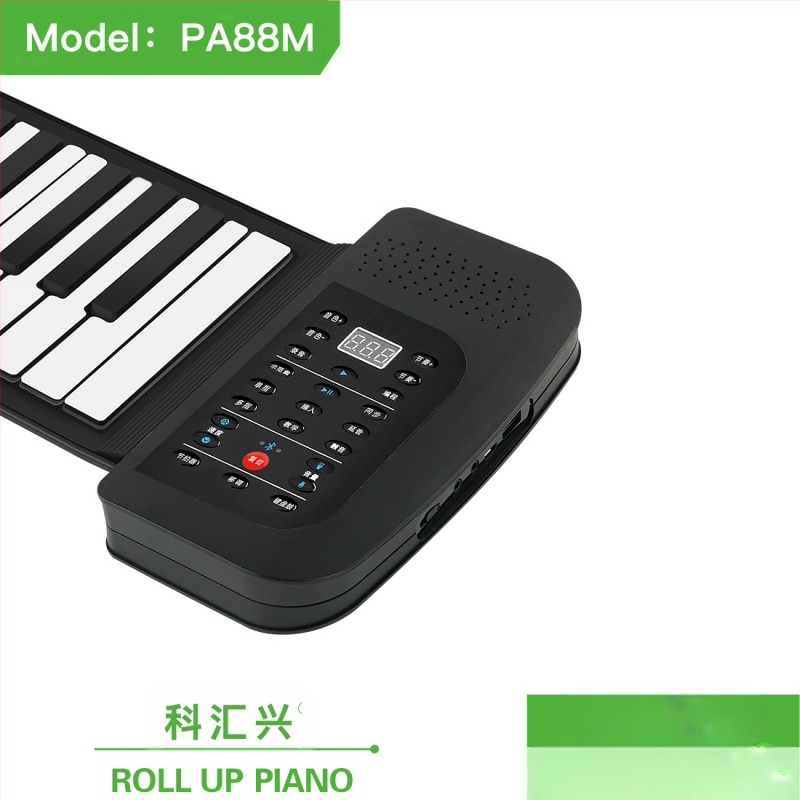 PA88M 88 клавишна преносима цифрова клавиатура с Bluetooth, 64-гласова полифония, 101–200 тембра, 11–50 демонстрационни песни