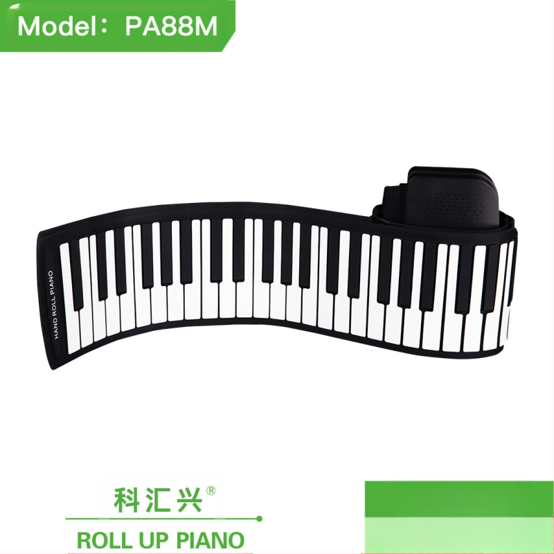 PA88M 88 клавишна преносима цифрова клавиатура с Bluetooth, 64-гласова полифония, 101–200 тембра, 11–50 демонстрационни песни