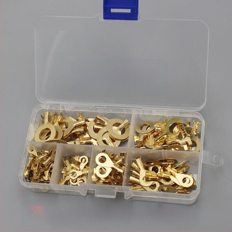 150 kusov izolovaných meďných kruhových terminálov pre káble, vodotesný elektrický kit