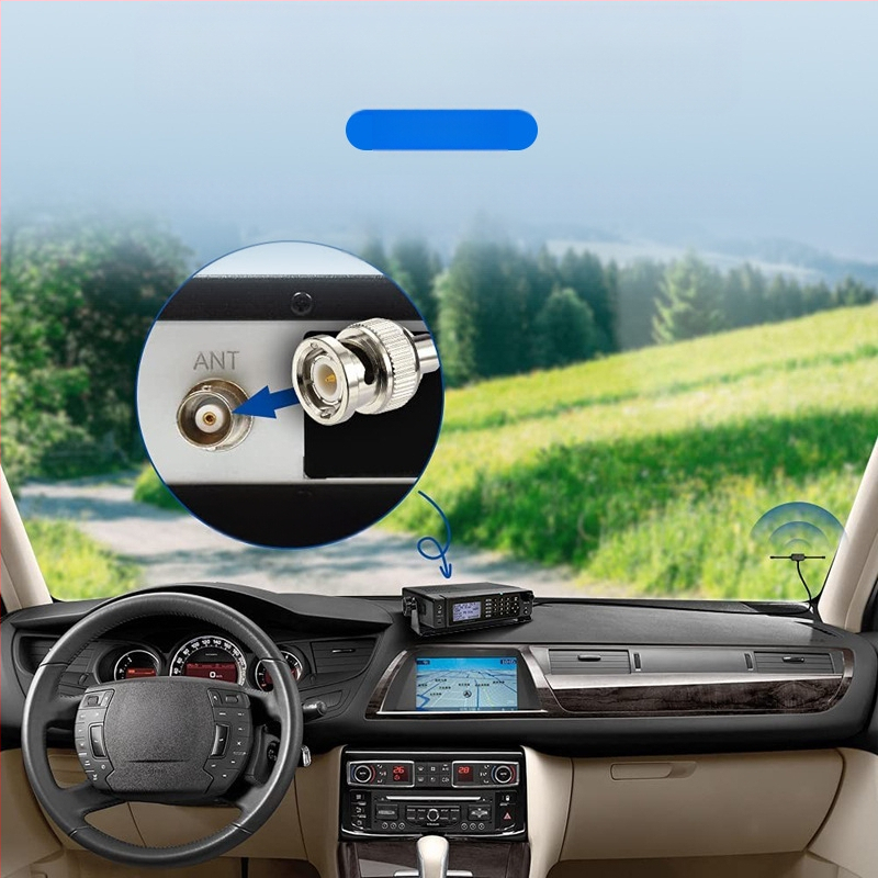 Κεραία VHF/UHF τύπου κέρατο για φορητές/οχηματικές ραδιοεπικοινωνίες, υψηλός κέρδος 10 dB, εύρος συχνοτήτων 136–174/400–470 MHz, 50 Ω, SWR ≤ 1.5, BNC συνδετήρας