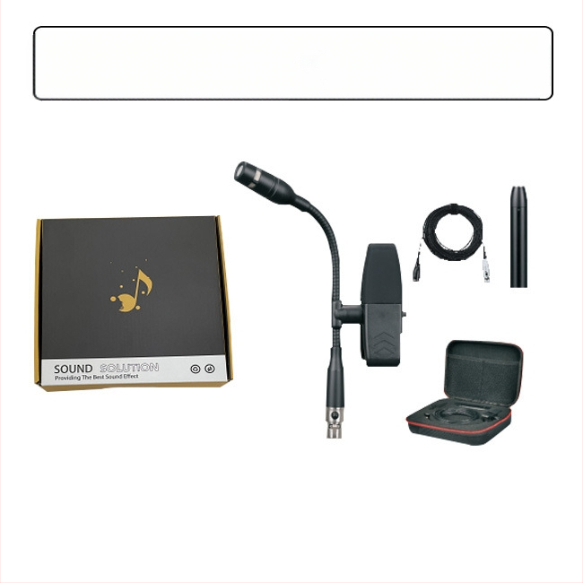 Ασύρματο μικρόφωνο μουσικών οργάνων συμπυκνωτή για σαξοφόνο, κόρνο και τρομπέτα — Dr.MIC/teacher Mai; καρδιακού τύπου κατευθυντικότητα; αναλογία σήματος προς θόρυβο ≥85 dB