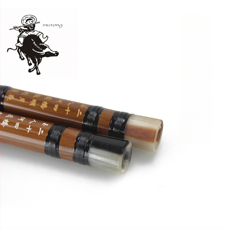 Dana 882 dviejų dalių bambusinė fleita su flanelės dėklu