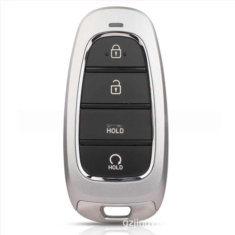 Tucson L raktų korpusas – 4 mygtukų išmaniojo nuotolinio valdymo pakeitimas, ABS korpusas, raktų ašmenys iš vario