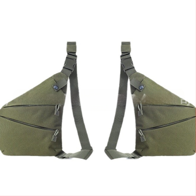 Išorinė taktikinė pečių rankinė, vieno tono dizainas, Oxford medžiaga, pamušalas nailonas, atspari vandeniui ir ultra lengva, lauko sportams