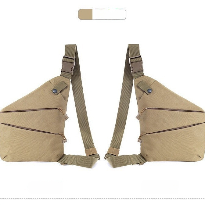 Išorinė taktikinė pečių rankinė, vieno tono dizainas, Oxford medžiaga, pamušalas nailonas, atspari vandeniui ir ultra lengva, lauko sportams