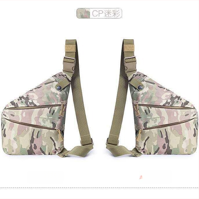 Išorinė taktikinė pečių rankinė, vieno tono dizainas, Oxford medžiaga, pamušalas nailonas, atspari vandeniui ir ultra lengva, lauko sportams