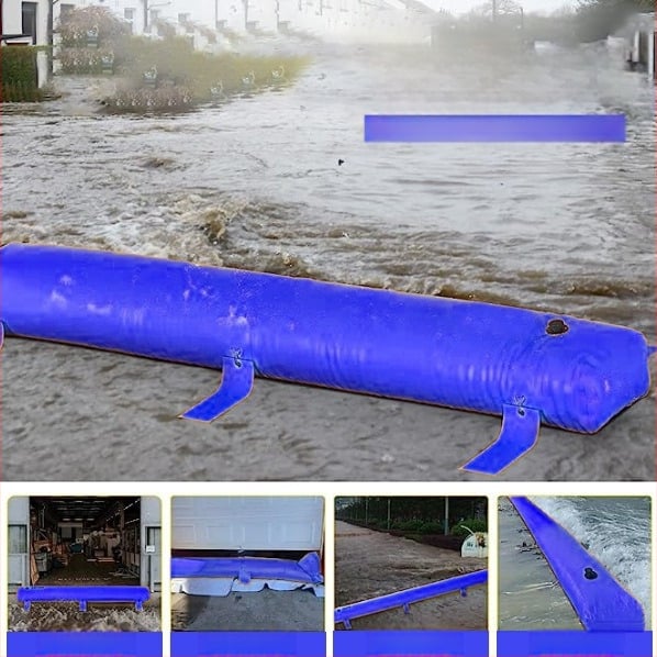 Torba za zaštitu od poplava - prenosiva PVC Clamped Mesh vreća, ASZHUWU 5886, za zaštitu od poplava