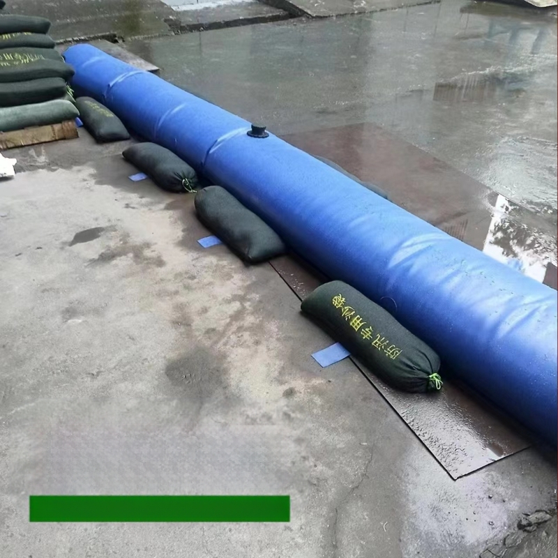 Potvynių vandens maišas - nešiojamas PVC Clamped Mesh krepšys, ASZHUWU 5886, skirtas potvynio kontrolei