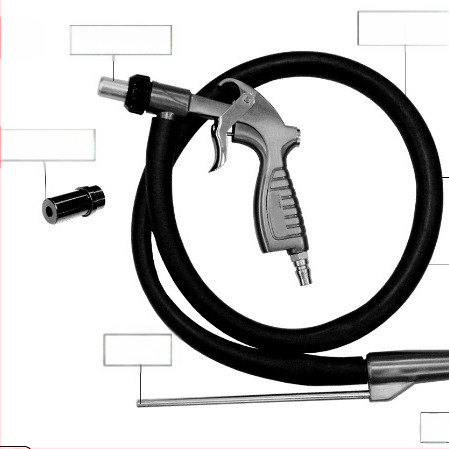 Smėlio pūtimo pistole, Modelis 22, MF prekinis ženklas, Rūdijimo ir dėmių šalinimas, Šlifavimas