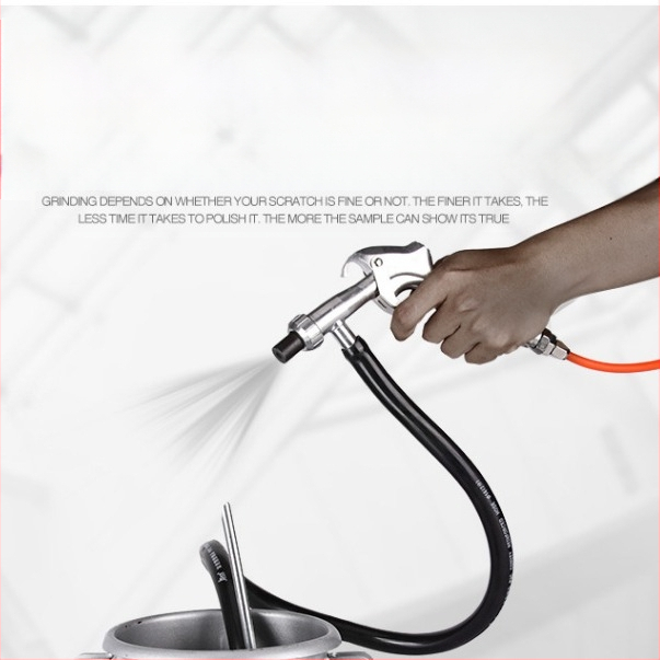 Smėlio pūtimo pistole, Modelis 22, MF prekinis ženklas, Rūdijimo ir dėmių šalinimas, Šlifavimas