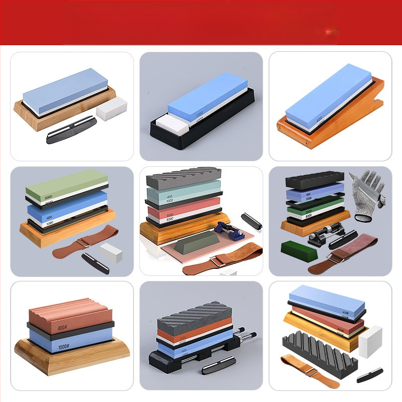 Dvostrano brusni kamen od karbida silicija s prorezima, uljni kamen za kućnu uporabu