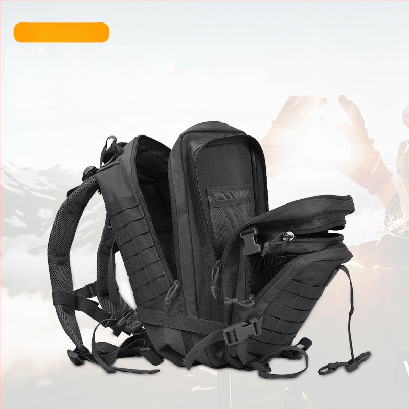 3P Τακτικό σακίδιο για υπαίθριες πεζοπορίες – μεγάλης χωρητικότητας στρατιωτικού στυλ, ύφασμα 600D Oxford, Unisex, Άνοιξη 2024, μονόχρωμο σχέδιο