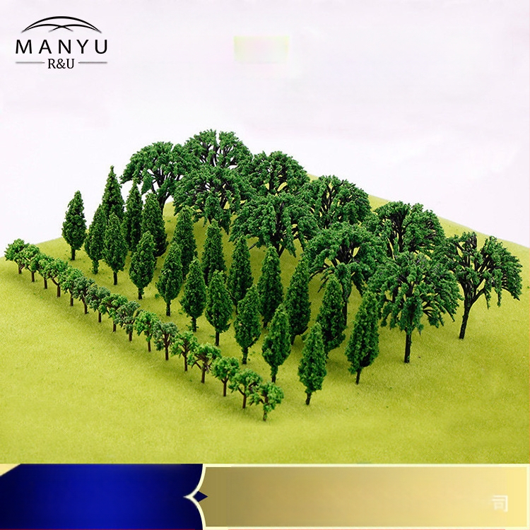 Пластмасов комплект дървета за пясъчната табла за моделиране, 100 дървесни стъбла, DIY лесно сглобяване