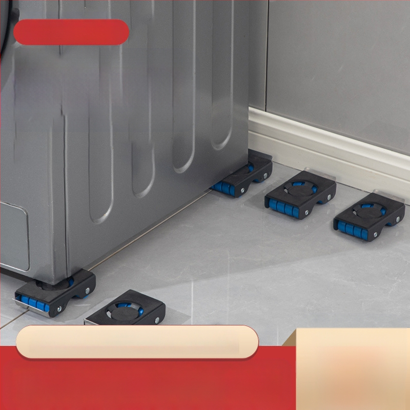 Plovimo mašinos ir šaldytuvo pagrindė su reguliuojamu, judančiu laikikliu, priešslidėjimo kilimėlis, nerūdijančio plieno rėmas, be įrengimo, 80% plastiko