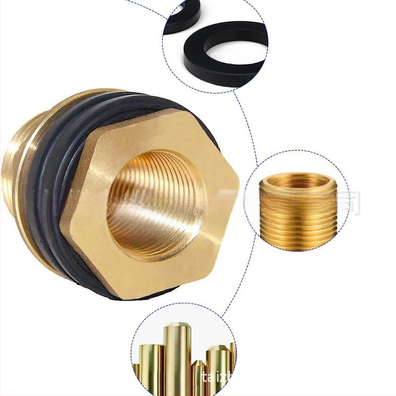 Bakreni vanjski izlazni spoj za spremnik kišne vode, vanjski navoj, model 3/4, Klasa A