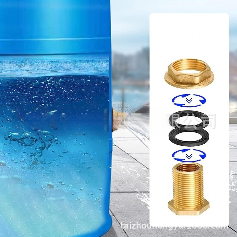 Bakreni vanjski izlazni spoj za spremnik kišne vode, vanjski navoj, model 3/4, Klasa A