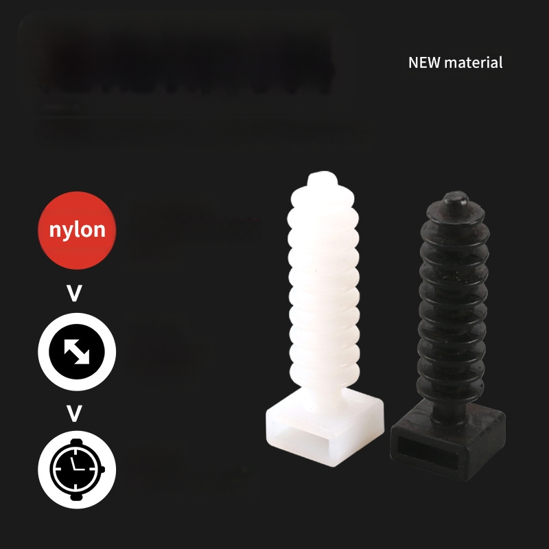 Монтажна база за кабелни стяжки със винтово закрепване, инжекционно формована