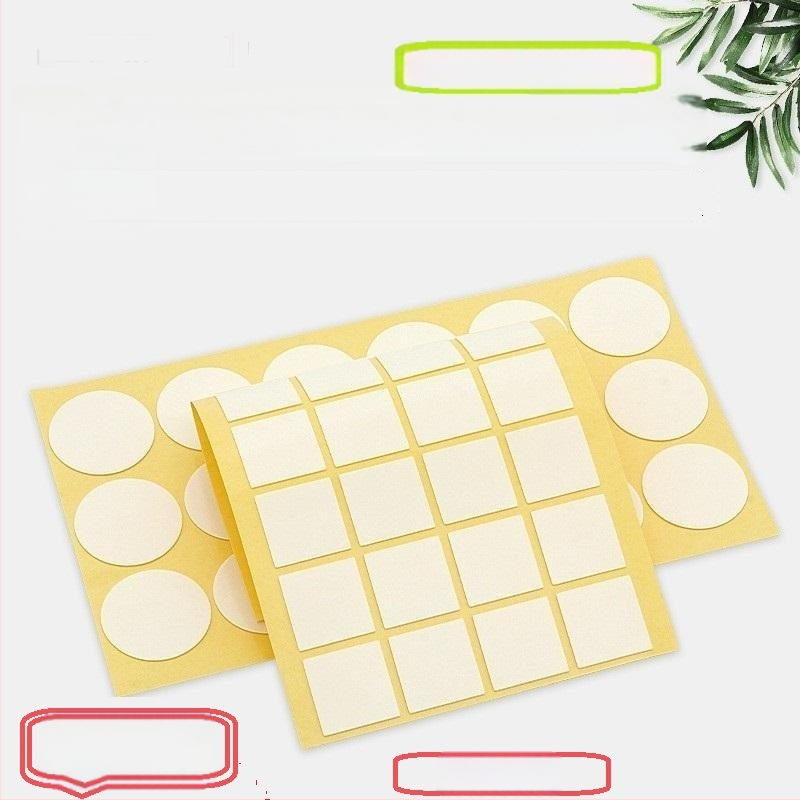 Dvipusė vandeniui atspari skaidri akrilo lipni apvalka mažiems daiktams; skaidri akriliniai pagrindas, storis 0,2–3 mm