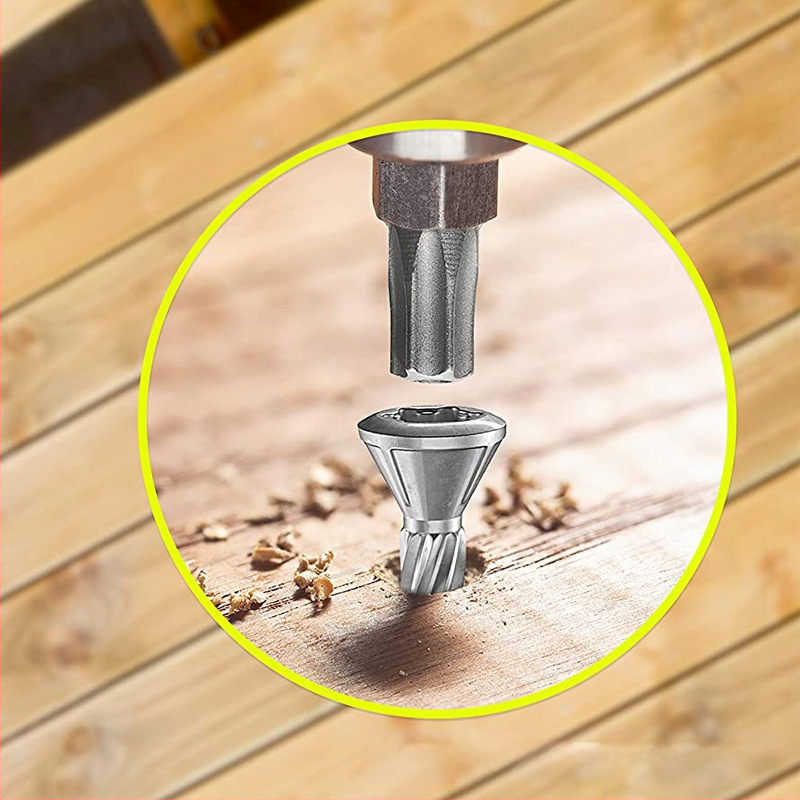 Винт за настилки от неръждаема стомана 304, клас A2-70, повърхност True Color, марка Standard Jie