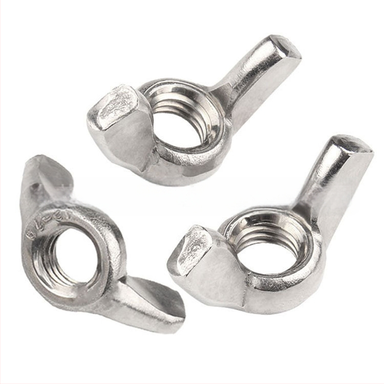 Гайка-крило от 304 неръждаема стомана, гладка повърхност, Changxin GB62 A2-70