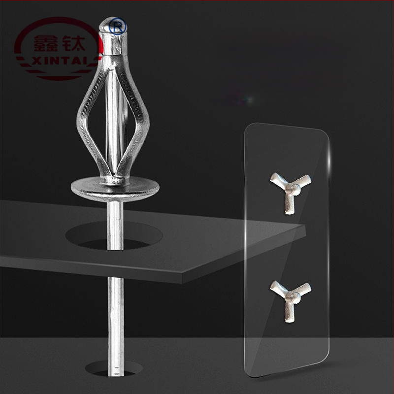 Ривет, 3-зъбен, изцяло алуминиев, сгъваем mandrel, лаково покритие — GB/T 12618.5-2006, Xinti