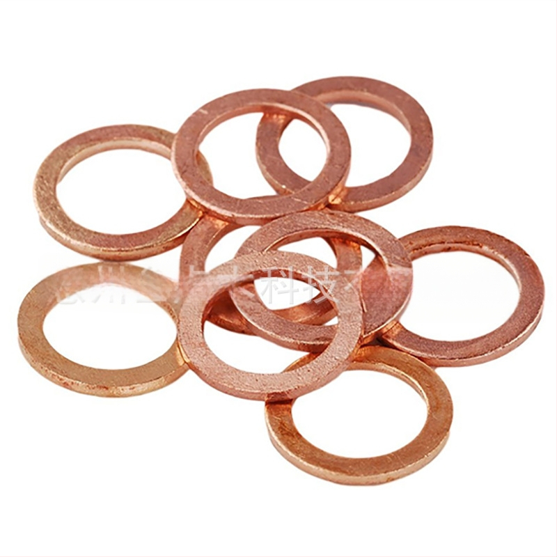 Фиксиран уплътнител FS060051 за автомобили, меден уплътнител, висока температура, минимална поръчка 120 бр