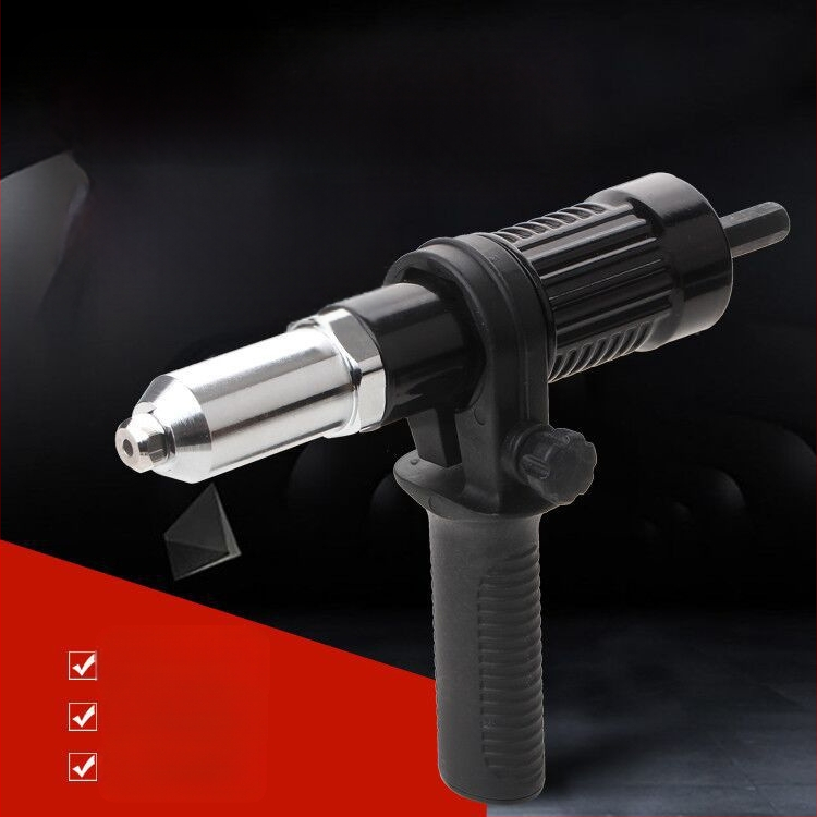 Adaptér pre elektrickú vŕtačku na nitovanie | Materiál: zliatina ocele hlava pištole | Rozsah použitia: nitovanie | Značka: Wanyu hardware
