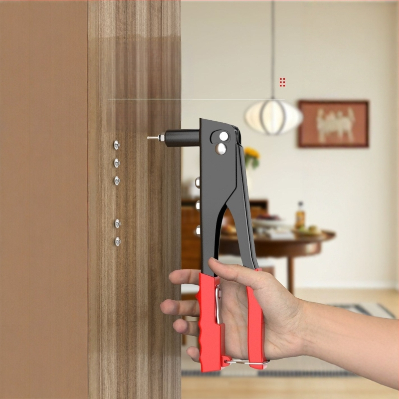 Χειροκίνητο εργαλείο ριβέτ, ατσάλινη κατασκευή, κατάλληλο για τυφλά ριβέτ και μεντεσέδες πόρτας μπάνιου