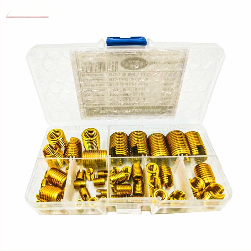 Vijčane čahure za samorezni 302 tip karbonskog čelika, set za popravak navoja, 50 kom., kombinirani paket