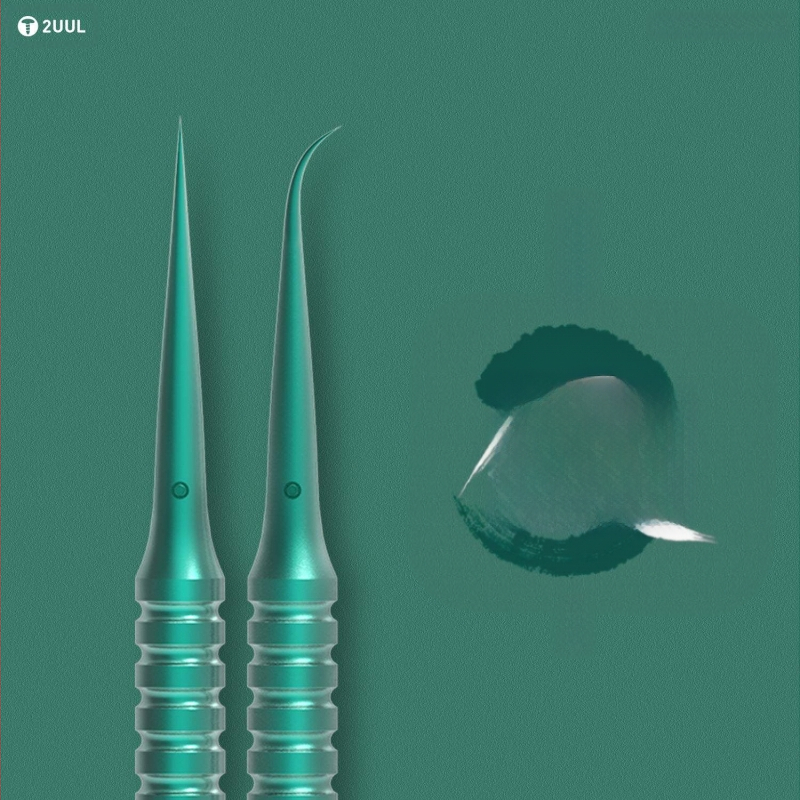 2UUL Πινσέτες επισκευής κινητών από κράμα τιτάνιου – αιχμηρή άκρη, ευθεία ή καμπύλη άκρη, χειροποίητα γυαλισμένες, εξαιρετικά σκληρές